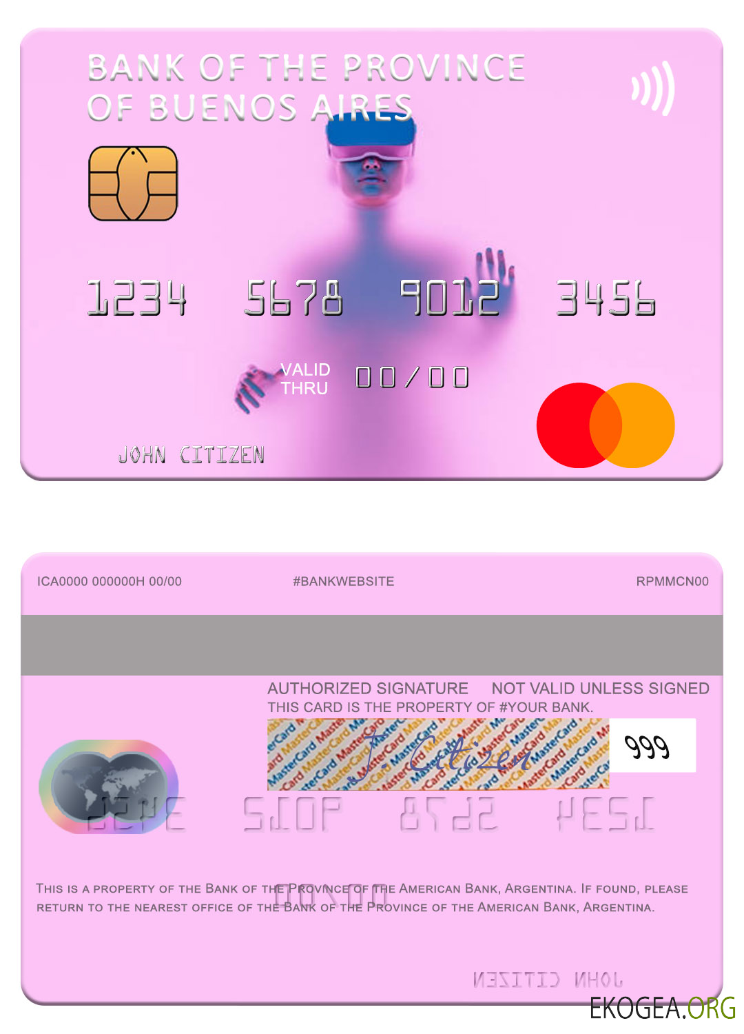 Argentine Banque de la province de Buenos Aires mastercard